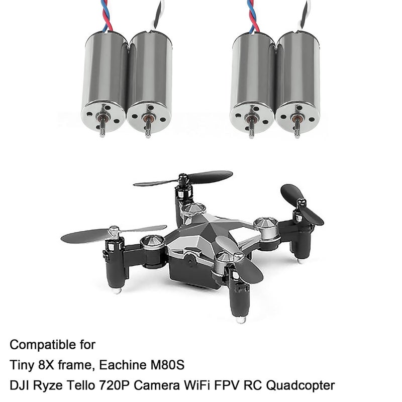 AEDIKO 10pcs 8520 Brushed Motors 8.5x20mm Motor 3-5V 0.15A 35000RPM-50000RPM 8520 Motor Hollow Cup Drone Motor Mini DC Motors - Image 2